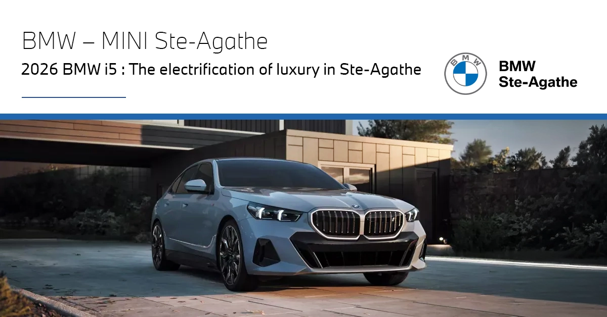 2026 BMW i5 : The electrification of luxury in Ste-Agathe