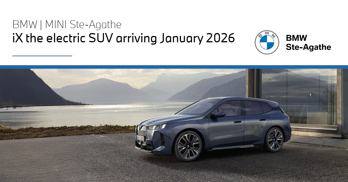 BMW iX: the electric SUV arriving January 2026
