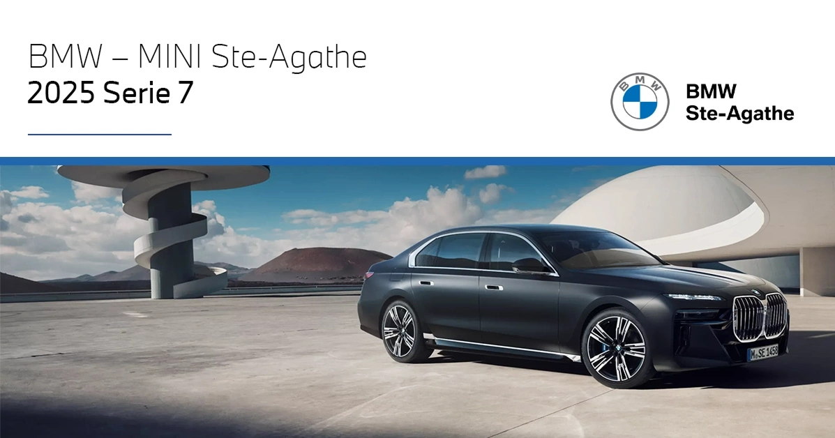  2025 BMW 7 Series: luxury and tech at BMW Ste-Agathe