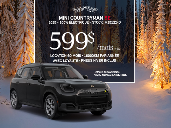 Bannière de MINI Countryman SE 2025